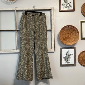 Etcetera Paisley Pants Size 2